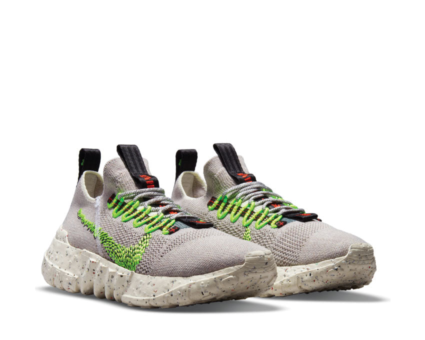 Nike Space Hippie 01 Vast Grey / Electric Green - Black - White DJ3056-004