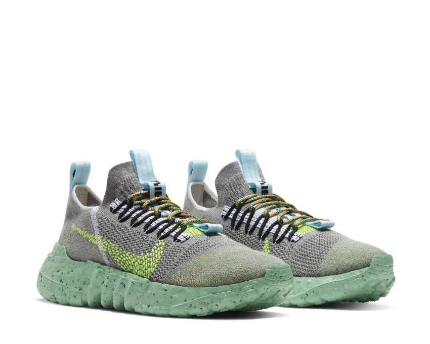 Nike Space Hippie 01 Wolf Grey / Volt - Black - White DJ3056-002