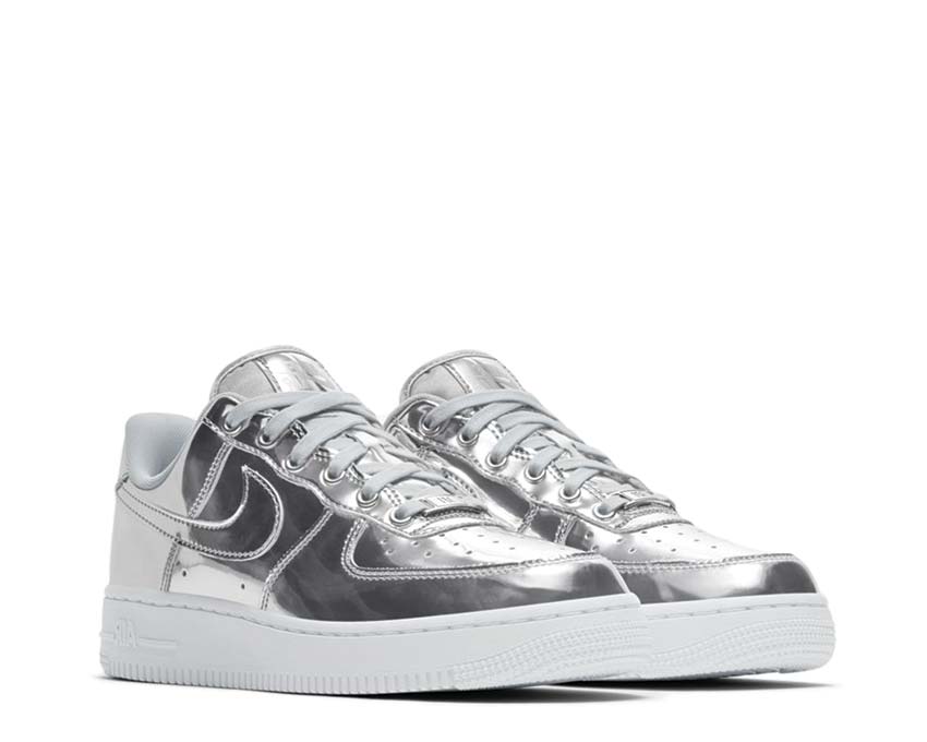 Nike W Air Force 1 SP Metallic Silver Chrome / Metallic Silver - White CQ6566-001