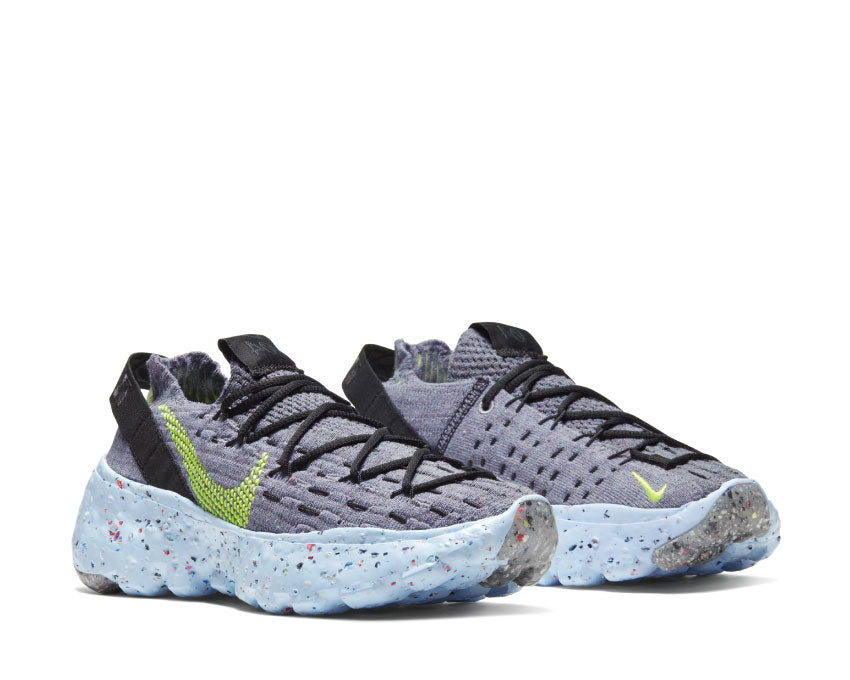 Nike W Space Hippie 04 Grey / Volt - Black - DK Smoke Grey CD3476-001