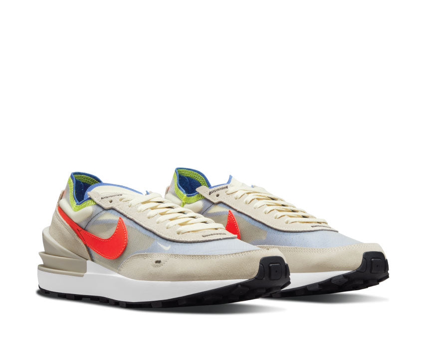 Nike Waffle One Coconut Milk / Hyper Crimson - Hyper Royal DA7995-101