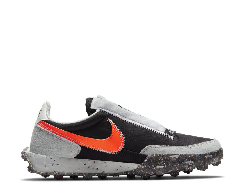 Nike Waffle Racer Crater Womens 7 Shoes White on sale Hyper Crimson CT1983-101 New