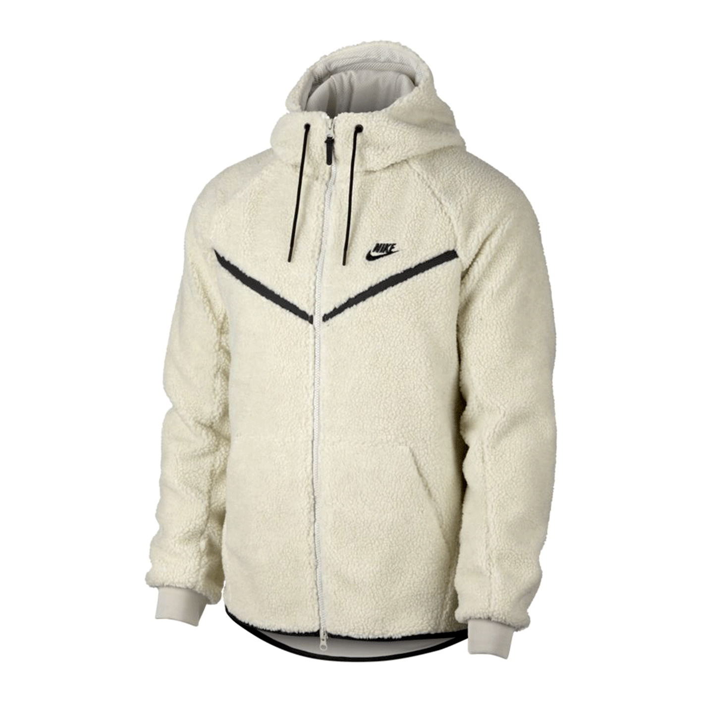 Nike Windrunner Tech Fleece Sherpa AQ2767 072 NOIRFONCE