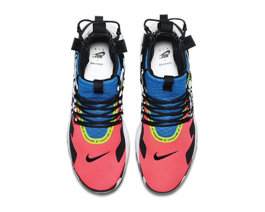 Nike Acronym Air Presto Mid Racer Pink Black Photo Blue White AH7832 600
