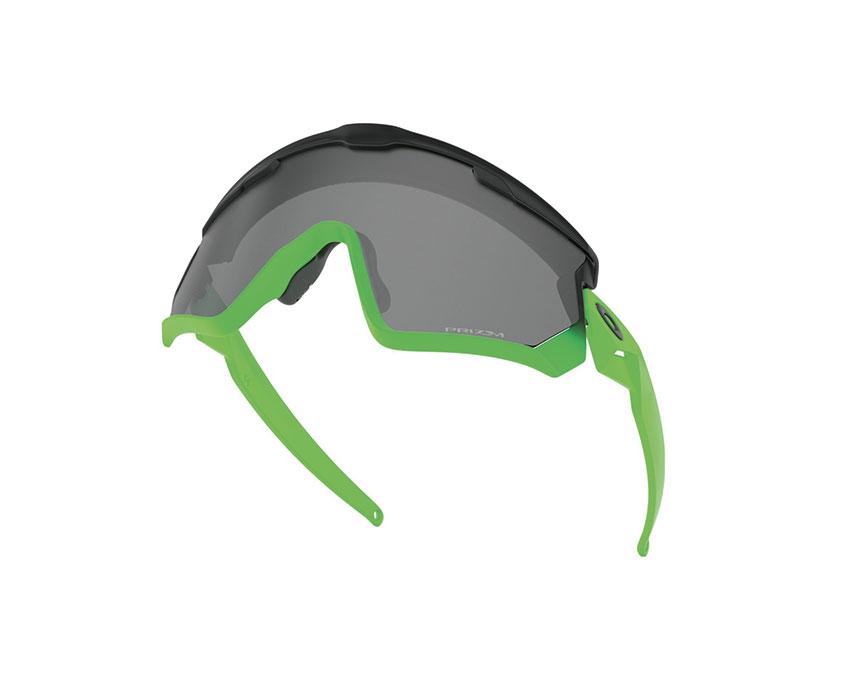 Oakley Wind Jacket 2.0 Glasses Matte Black / Fade Green 9418-5A