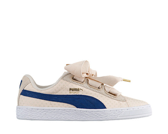 Puma Basket Heart Denim Oatmeal