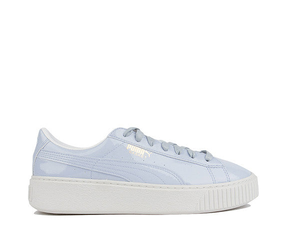 Puma Basket Platform Patent Halogen Blue – NOIRFONCE