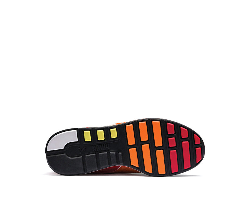 Puma Roland RS100 Black White Vibrant Orange 368405 01