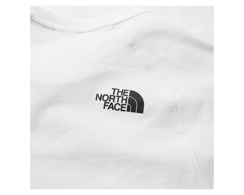 The North Face S/S Raglan Red Box White T93BQOFN4