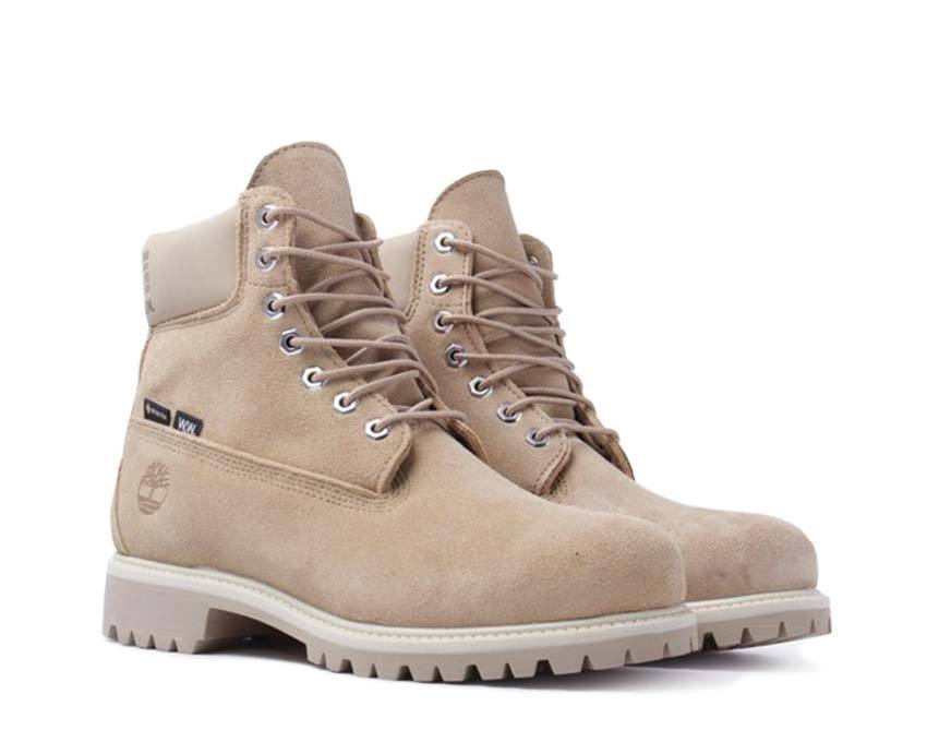 Timberland Wood Wood Premium 6 Inch Boot Waterproof Medium Beige Suede TB0A28N3257