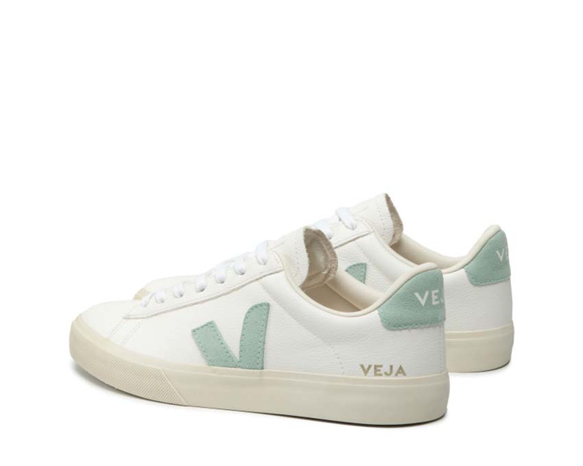 VEJA Campo Chromefree Leather White / Matcha CP0502485A