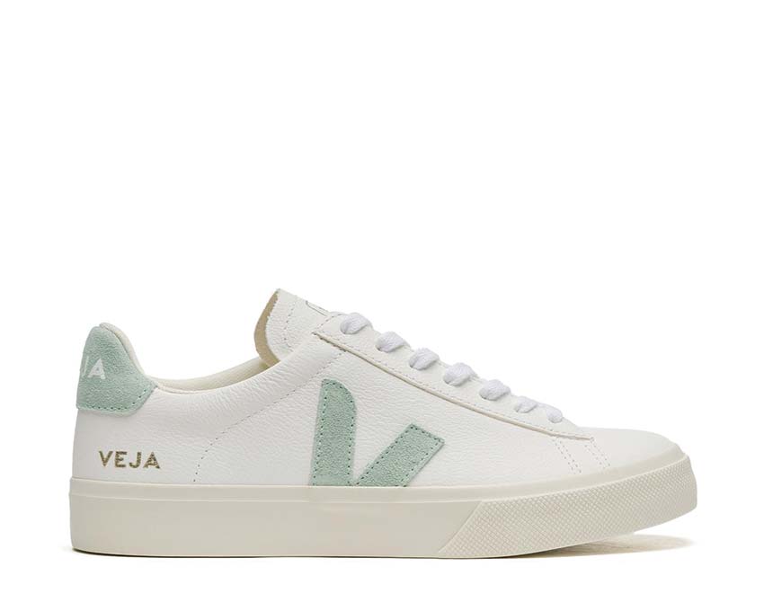VEJA Campo Chromefree Leather White / Matcha CP0502485A