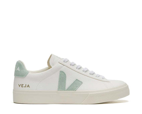 VEJA Campo Chromefree Leather White / Matcha CP0502485A