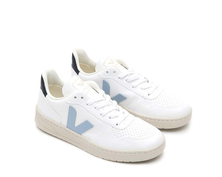 VEJA V-10 CWL White / Steel / Nautico VX0703111A