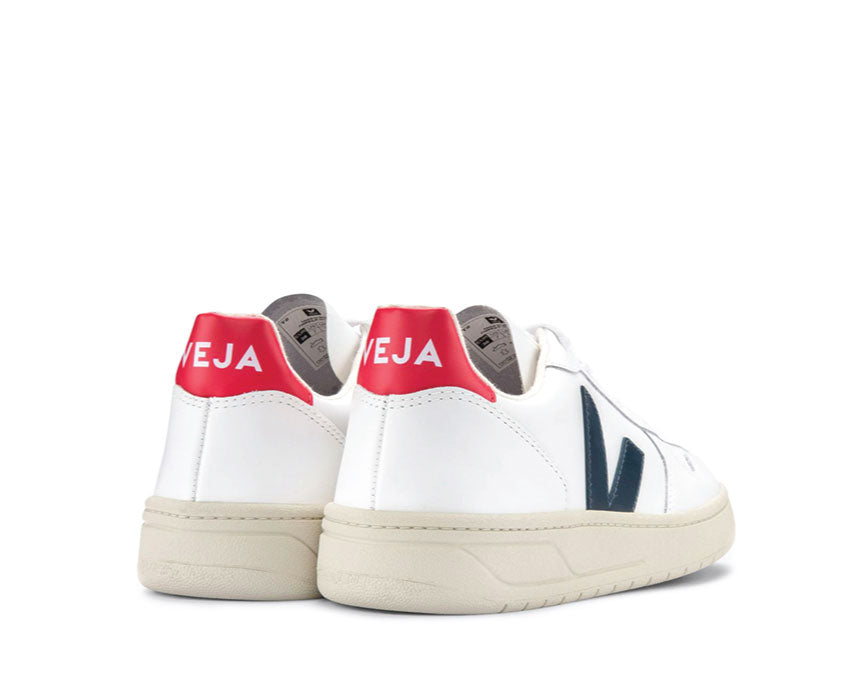 VEJA V-10 Leather White / Nautico Pekin VX0201267A