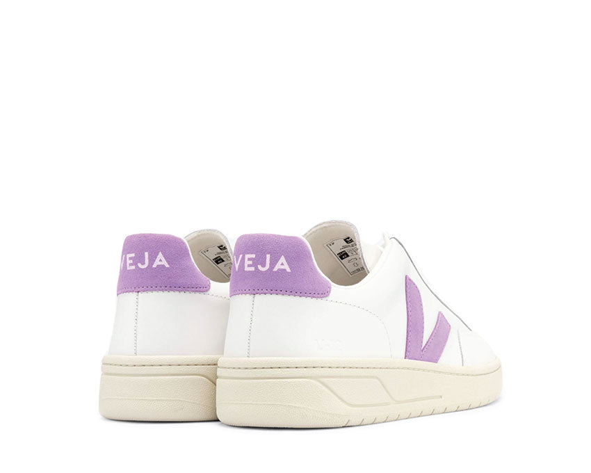 VEJA V-12 Leather White / Lavande XD0202704A