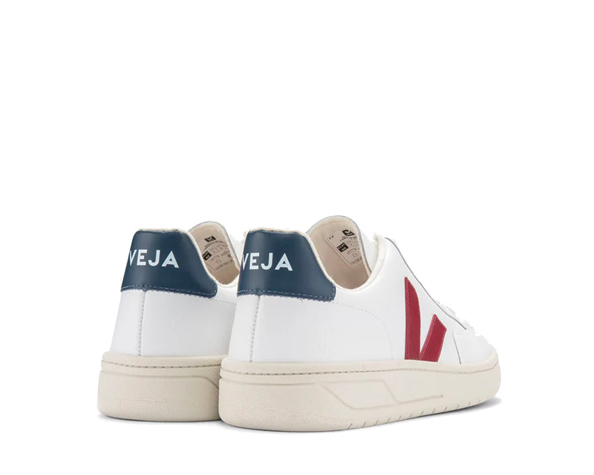 Veja V-12 Leather White Marsala Nautico XD021955A