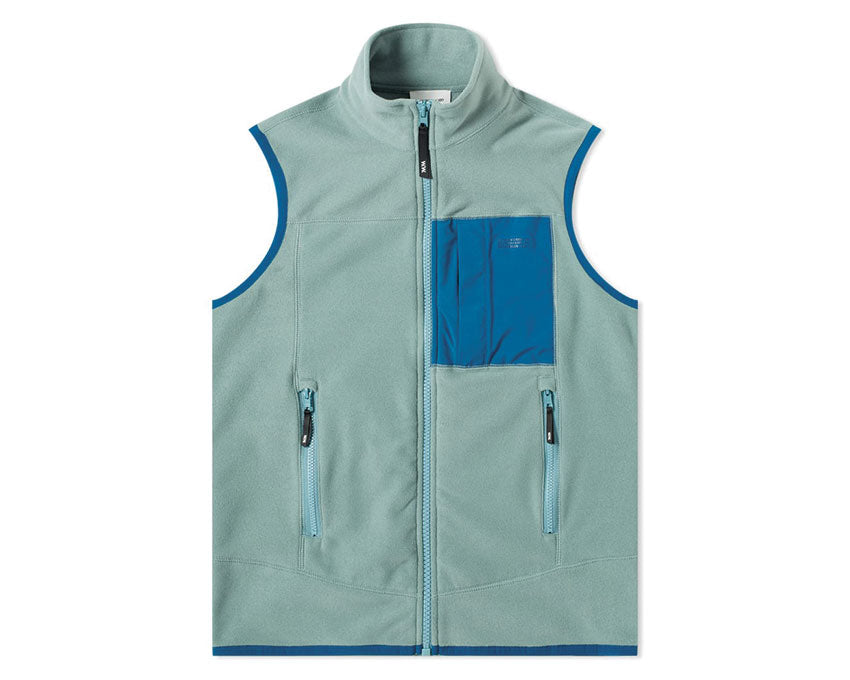 WOOD WOOD Olaf Fleece Vest Turquoise 11935625-2467