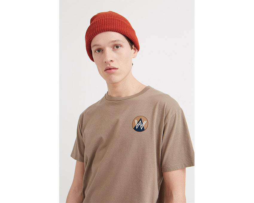 Wood Wood Patch T-shirt Taupe 11935716-2334