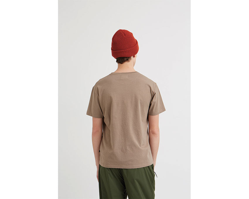 Wood Wood Patch T-shirt Taupe 11935716-2334