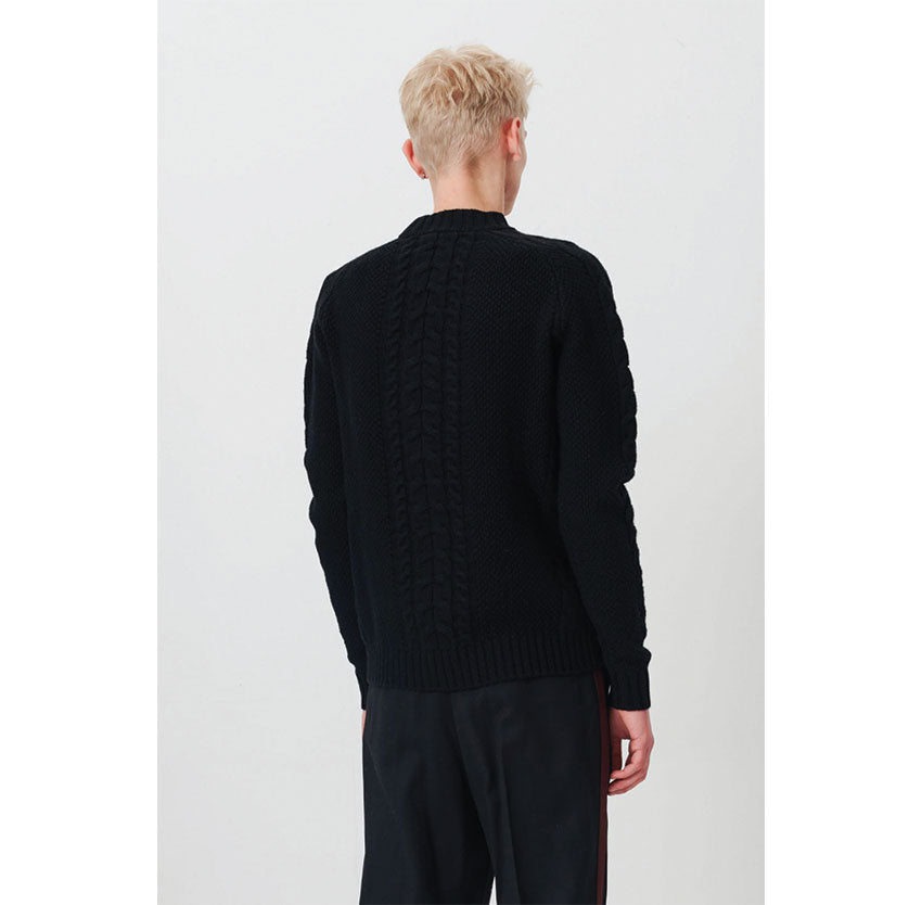 Wood Wood Calvin Sweater Black Lambswool