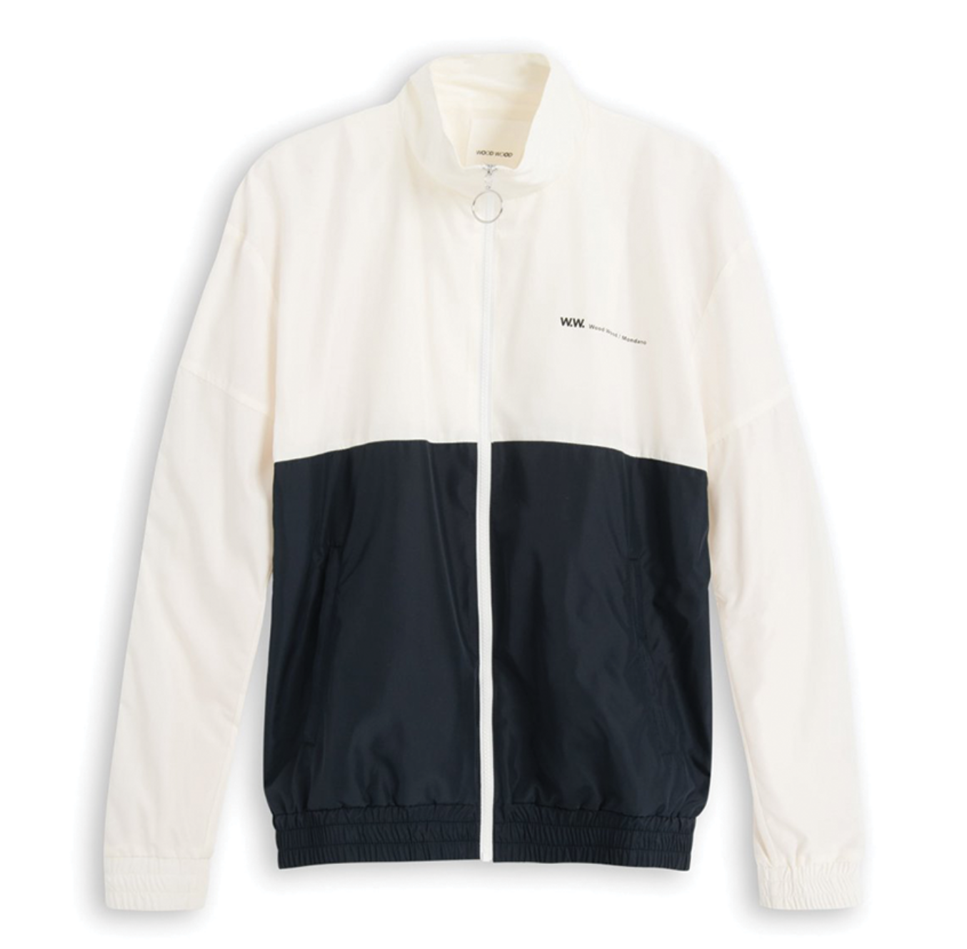 Wood Wood Homer Jacket Off White Navy 11815116-1221