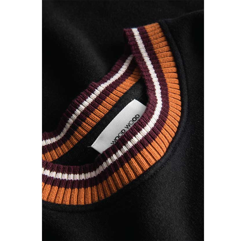 Wood Wood Nathan Sweatshirt Black