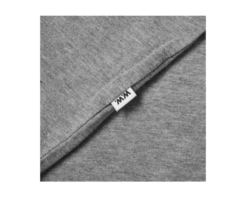 Wood Wood WW Logo Tee Grey 12015717-2334