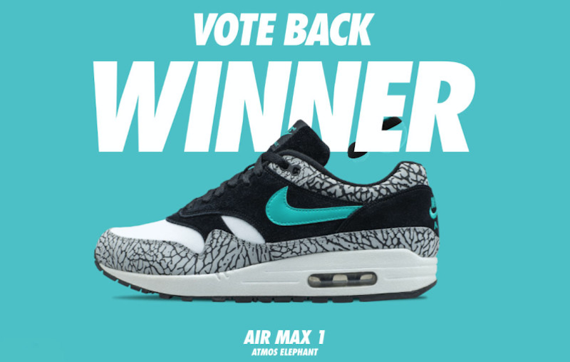 Nike Air Max 1 Atmos Elephant will be back