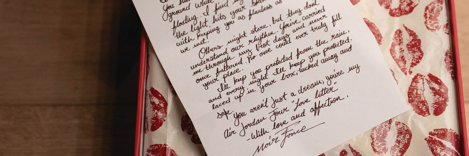 Air Jordan 4 "Love Letter": A Valentine’s Romance