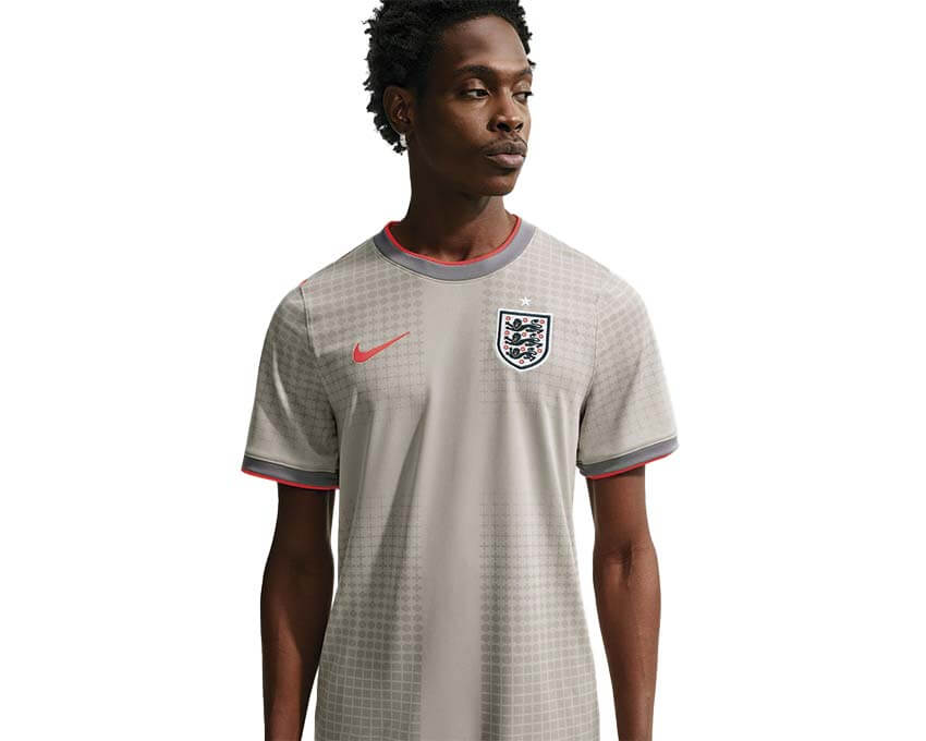 Nike England x Palace Short-Sleeve Soccer Top "Pewter Grey"