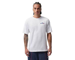 Jordan x Awake NY "White/Light Blue-Game Royal-Infrared 23" - t-shirt homme