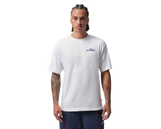 Jordan x Awake NY "White/Light Blue-Game Royal-Infrared 23" - t-shirt homme