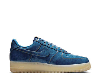 Nike Air Force 1 Retro Patent Denim — sneaker pelle verniciata denim blu uomo | noirfonce.eu