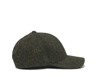 Les Deux Core Herringbone Baseball Cap "Rifle Green" - casquette homme - vue 2