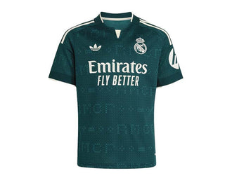 Adidas Real Madrid 26/27 Away Authentic Jersey "Aurora Ivy" - maillot enfant