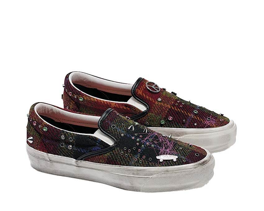 Vans Premium Classic Harris Tweed® Slip-On 98 "Tweed Red"