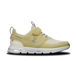 On Cloud Play Citrine Kids — sneakers enfant CloudTec biométrie Citrine/White