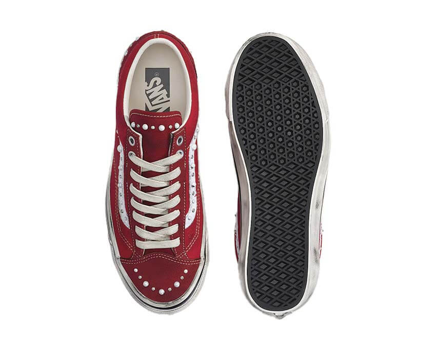Vans LX Old Skool 36 "Pearlized Racing Red" - sneakers unisexe - vue 4