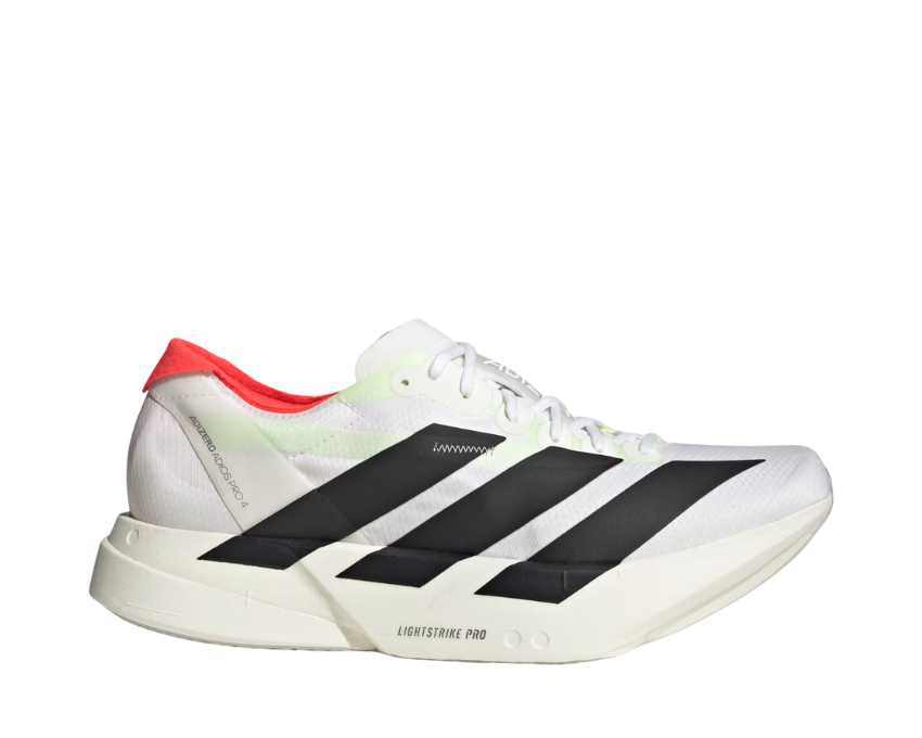  Adidas Adizero Adios Pro 4 Cloud White / Core Black / Silver Metallic JR1094