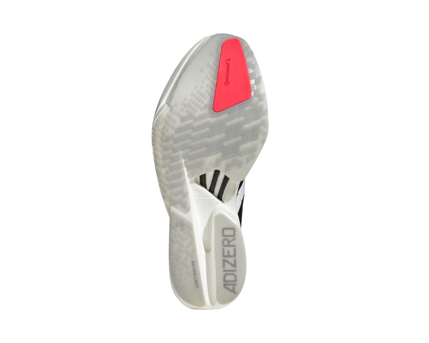  Adidas Adizero Adios Pro 4 Cloud White / Core Black / Silver Metallic JR1094