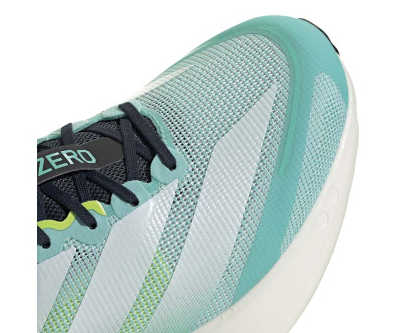 Adidas Adizero Boston 13 M Flash Aqua Cloud White Lucid Lemon JS4945 1