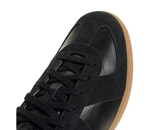 Adidas BW Army Core Black vue latérale — tige canvas noir renforts daim premium