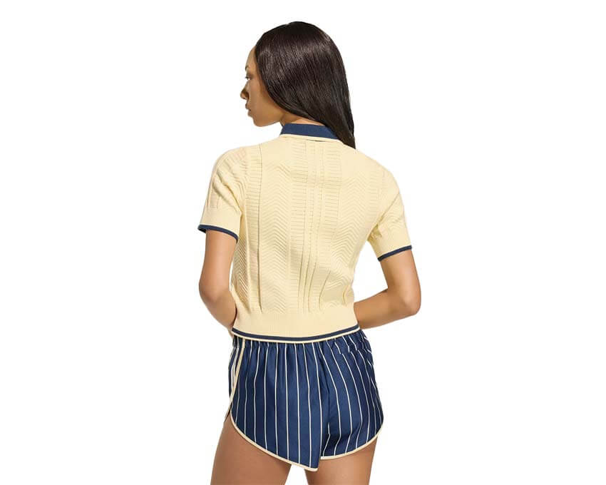 Adidas Cable Knit Cali Tee Polo KT1862