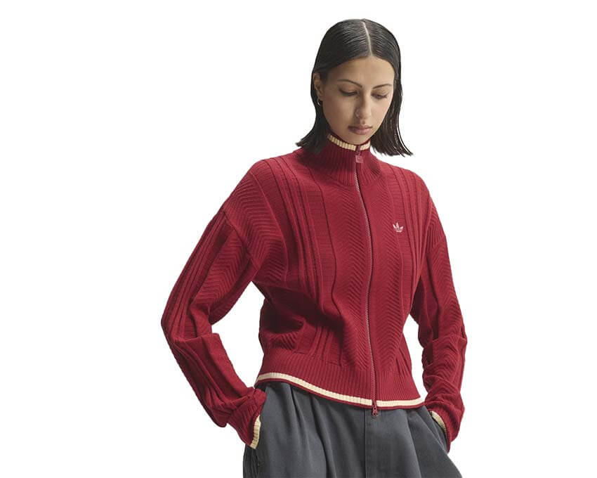 Adidas Cable Knit Firebird Track Top KR7046