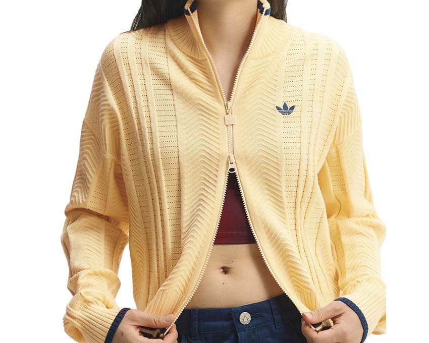 Adidas Cable Knit Firebird Track Top | NOIRFONCE
