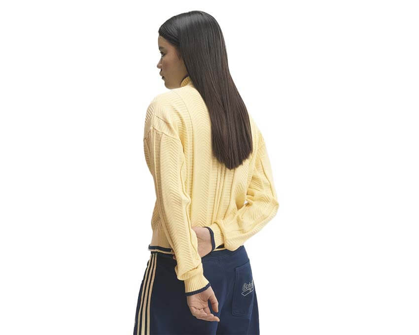 Adidas Cable Knit Firebird Track Top | NOIRFONCE