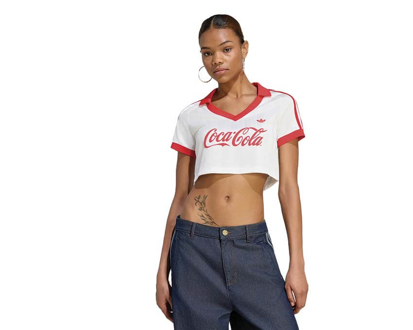 Adidas Coca Cola Cropped Jersey | NOIRFONCE