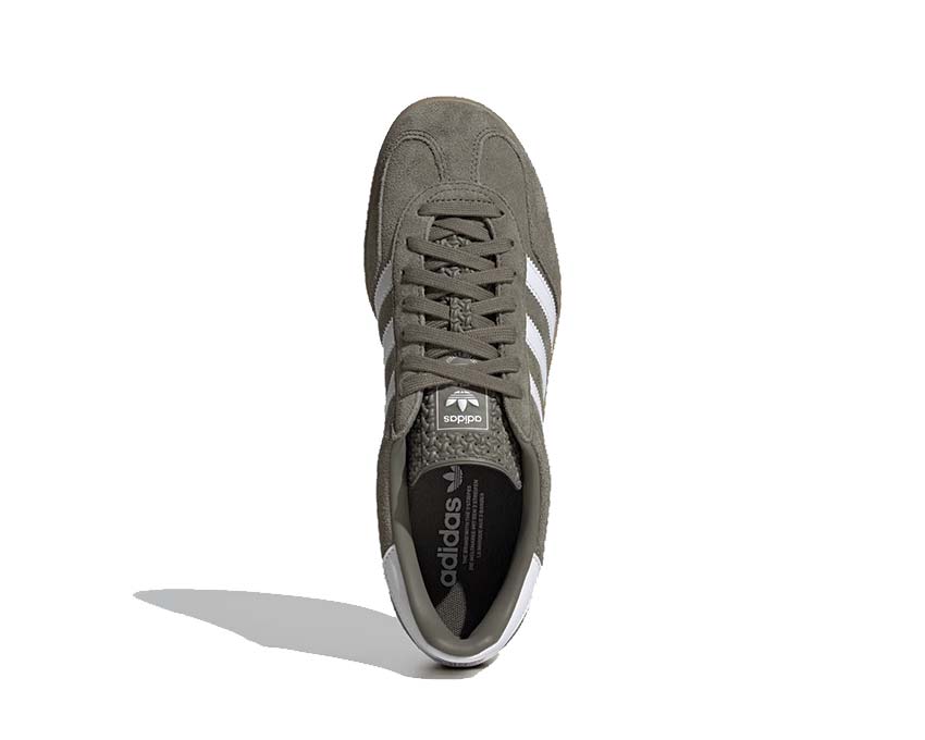 Adidas Gazelle Indoor Olive Strata / Cloud White - Gold Metallic JQ0174