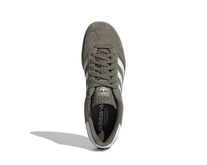 Adidas Gazelle Indoor Olive Strata / Cloud White - Gold Metallic JQ0174